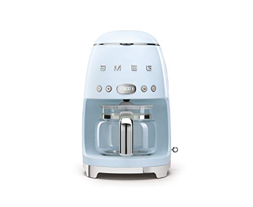 Cafetera de Goteo Smeg DCF02PBEU 10T Azul Celeste