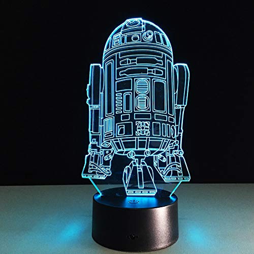 Cool Robot Novedad luz de Noche lámpara de Noche lámpara de Mesa luz de Noche niños