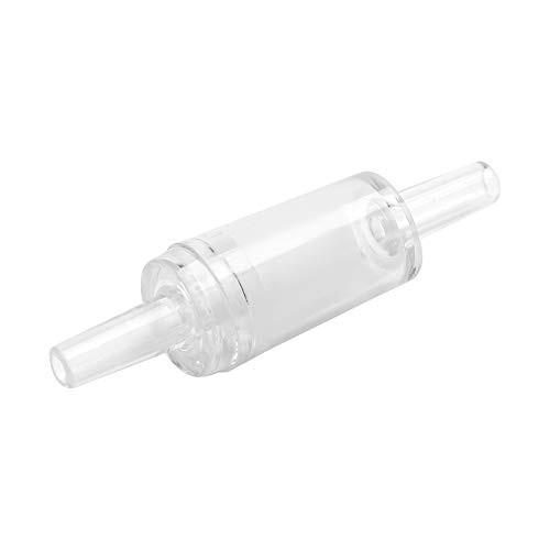 DEWIN 10 Unids/Pack Válvula de retención antirretorno de una vía para la válvula de retención de la Bomba de Aire de oxígeno del Tanque de Peces de Acuario(Blanco)