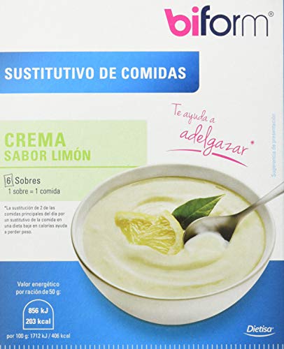 Dietisa - biform - Sustitutivos para Adelgazar - Crema limón 300 gr