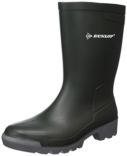 DunlopW486711.AF HOB-KUIT - botas de goma sin forro con caña alta Unisex adulto, Verde (Verde(Groen) 08), 46/47 EU