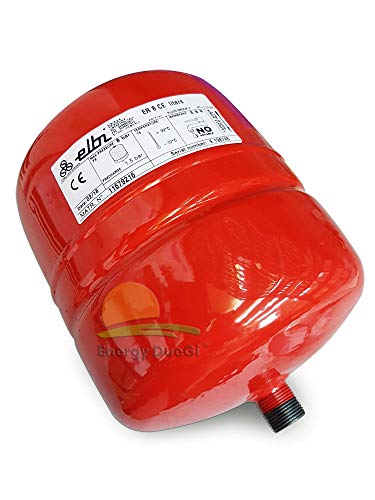 ELBI A102L16 Vaso de expansión para calefacción er-8 CE, azul, rojo y blanco