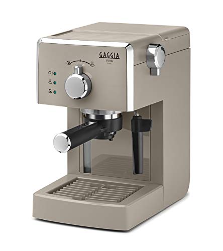 Gaggia Viva Chic Cappuccino RI8433/14 - Máquina de café expreso manual para moler y monodosis