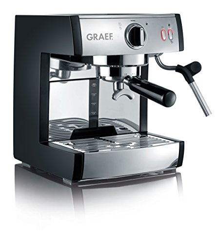 Graef Pivalla Cafetera Espresso, 230 W, 2.5 litros, Acero Inoxidable, Gris