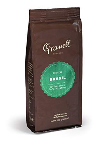 Granell - Pure Origin - Cafe Brasileño | Cafe en Grano 100% Café Arabica - Café Fino de Cuerpo Equilibrado con una Especial Fragancia y Sabor Suave - 500 Gramos