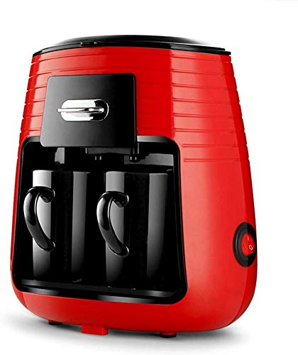 Jsmhh Té, café de Filtro de la máquina del Estilo de América Home Office eléctrico automático del café Express Doble Cafetera 450W 0,25 L Fabricante de Vapor