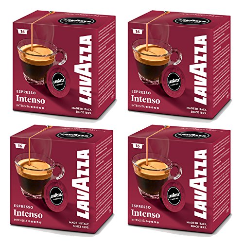Lavazza A Modo Mio Espresso Intenso 64 Pods for Capsule Coffee Machine, Medium