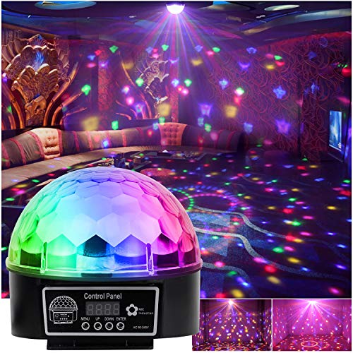 Luz LED disco Efecto Bola de Discoteca Magic DMX512 RGB Proyector para Fiestas Discotecas