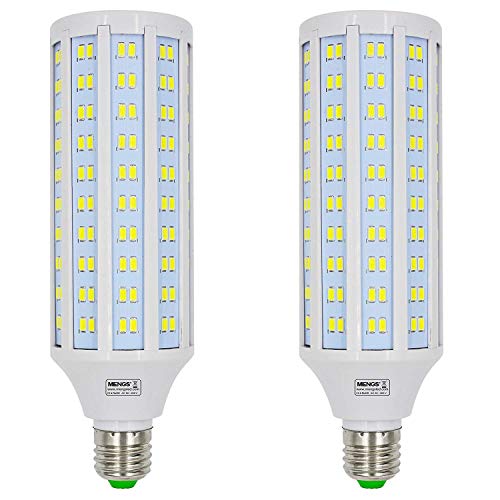 MENGS 2 piezas Bombillas LED E27 30W Blanco Frío 6500K AC 85-265V [Clase de eficiencia energética A+]