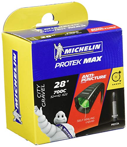 Michelin Protek Max A3 Auto 35mm - Camara de bicicleta, color Negro, 700 x 32/42 - 622