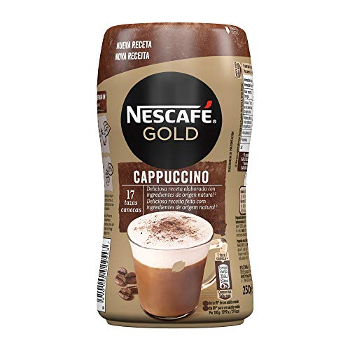 NESCAFÉ GOLD Cappuccino Natural, Café soluble, Bote 250 g