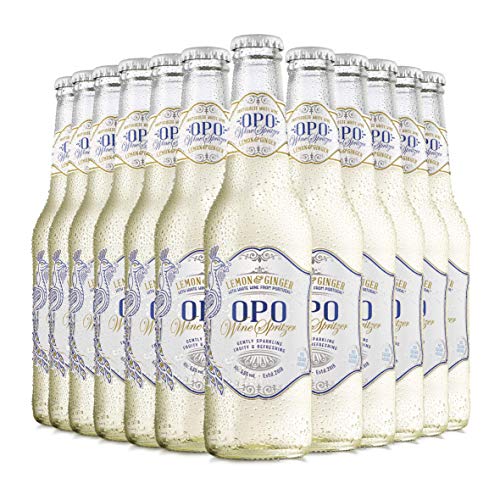 OPO Vino Blanco Limon y Jengibre - Pack 12 botellas x 33cl