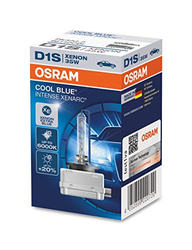 Osram D1S 35W - Quemador de xenón XENARC COOL BLUE INTENSE lámpara de descarga, estuche (1 unidad)