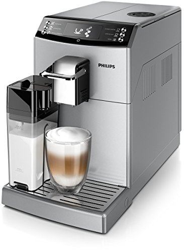 Philips Cafetera Espresso súper automática EP4051/10 EP4051/10-Cafetera Molinillo de café y espumador de Leche en Jarra, 0 W, 1.8 litros, 0 Decibeles, Plástico, Plata