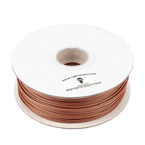 SainSmart importados oscuro marrón madera filamento 1 kg/2.2lb para impresoras 3d reprap, Afinia, 2 Solidoodle, LC Printrbot, MakerGear M2 y UP. (Afinia H-Series)