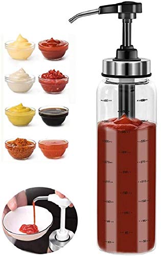 Salsa Exprimir Botella de salsa de tomate Aderezo para ensaladas Miel Prensatelas Utensilios de cocina Botella de salsa de aceite, 300 ml Negro