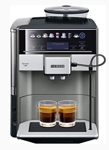Siemens - Cafetera eléctrica TE655203RW, espreso 1,7 l, totalmente automática