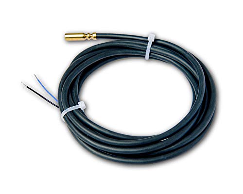 Sonda de temperatura PT1000 cable silicona. Sensor del captador