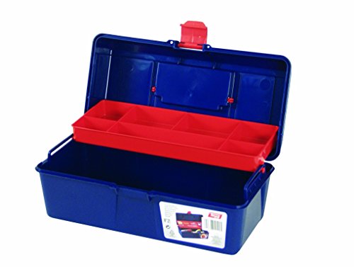 Tayg Caja de herramientas plástico n. 21, Azul, 310 X 160 X 130 mm