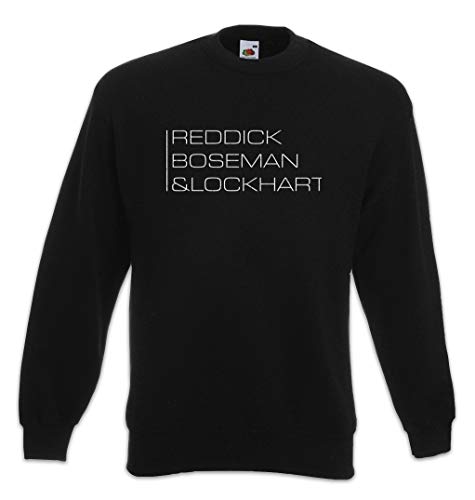 Urban Backwoods Reddick Boseman & Lockhart Sudadera para Hombre Sweatshirt Pullover Negro Talla S