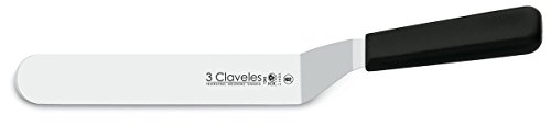 3Claveles 1245 - Espatula curvada recta, 3,6 x 20 cm