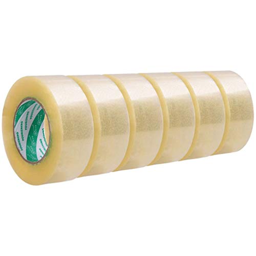Adhesivo de cinta adhesivo con la cinta de embalaje escocés más avanzada: sellado cinta escocesa cinta de embalaje fuerte para parcelas y cajas medianas a pesadas - Cinta del conducto Impermeable Cint