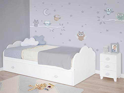 Bainba Cama Nido Nube Infantil (para colchón 90 x 190 cm)