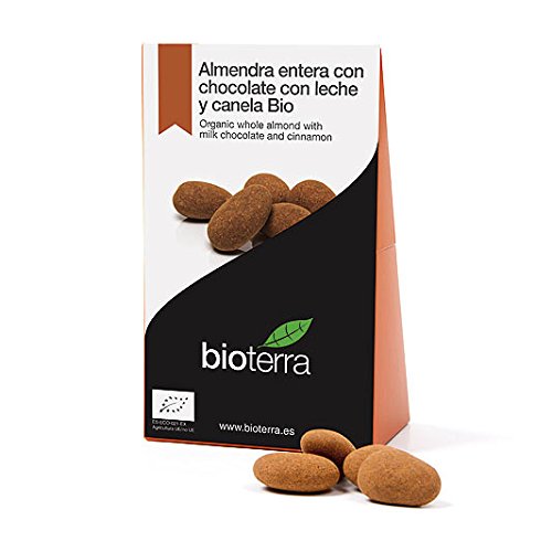 BIOTERRA Almendra Española con Chocolate y Canela Gourmet Bio 100g