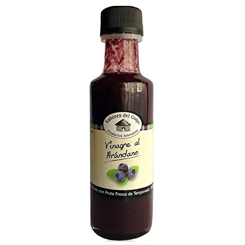 Botella de 100 ml vinagre de arándano Sabores del Guijo