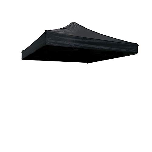 Cablematic - Lona de techo para carpa plegable de 300x450cm negra