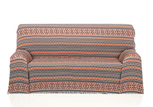 Cardenal Textil Azteca Foulard Multiusos, Marron, 230x290 cm