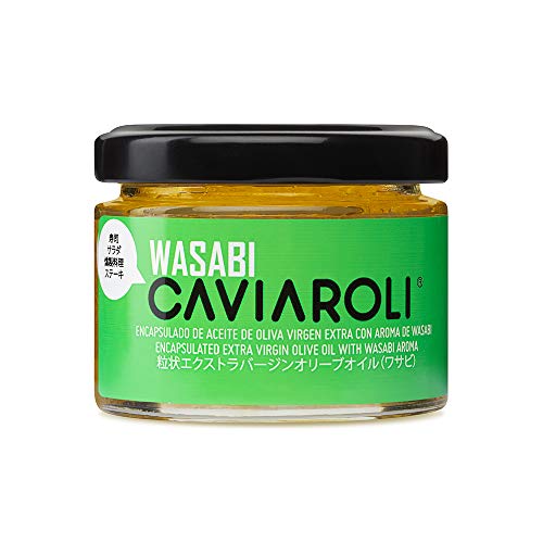 Caviaroli - Encapsulado de Aceite de Oliva Virgen Extra con Aroma de Wasabi - 50 g