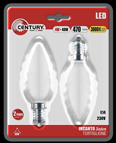Century INSTOR-041430BL2 - Lamp.FILAMENTO LED INCANTO Saten TORTIG.