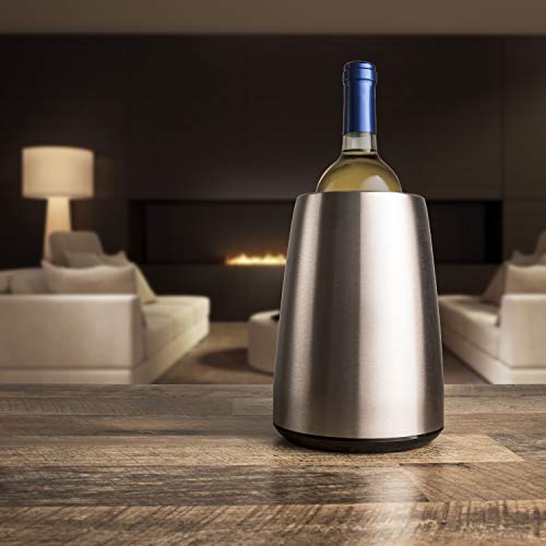 Chiller Bottle - Rapid Wine Cooler Color: Acero inoxidable. Se suministra con inserto enfriadora de botella.
