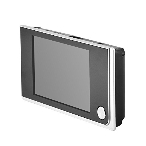 Digital Timbre Video Puerta, Mini HD Pantalla LCD a Color de 3.5 Pulgadas de Alto Píxel Video Visual, 120 Grados ángulo de Visión Súper Amplio, 24 Horas Vigilancia Timbre Digital para Interiores