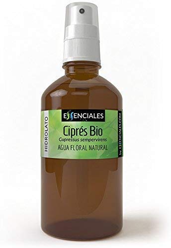 Essenciales - Agua Floral de Ciprés BIO, 100% Pura y Natural, 100 ml | Agua Floral Cupressus Sempervirens
