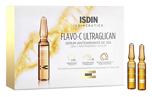 ISDIN Isdinceutics Flavo-C Ultraglican Serum Antioxidante Con Vitamina C Y Proteoglicanos (30 x 2 ml.)