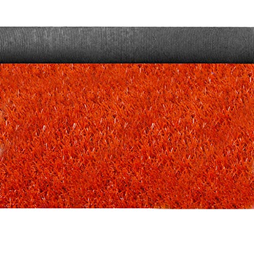 Jinxiaobei Al Aire Libre Césped Artificial Coloreado Césped Artificial Adecuado for la decoración Interior y Exterior Césped Artificial en Pista Coloreada. Espesor 230 mm, Rojo Amarillo