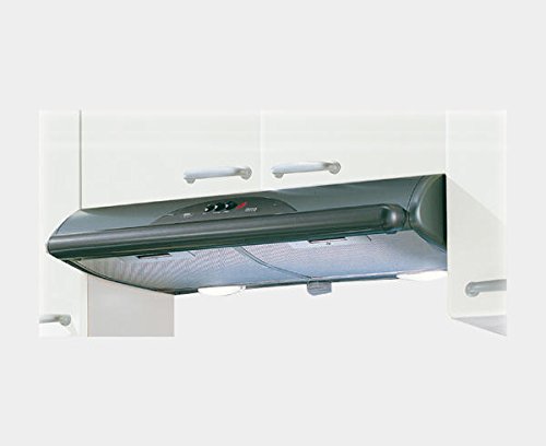 Mepamsa Mito Jet 71 Campana aspirante decorativa de pared, color gris metal, 40 W, 66 Decibelios