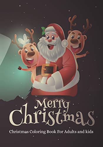 Merry Christmas Christmas Coloring Book For Adults and kids :: CHRISTMAS CANDY CANE