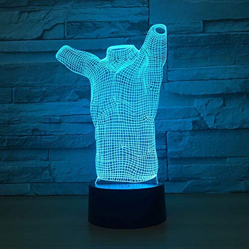 Modelo de Forma de Cuerpo Humano Abstracto acrílico luz de Noche Color lámpara táctil lámpara de Mesa Juguete Creativo Regalo de Arte Decorativo