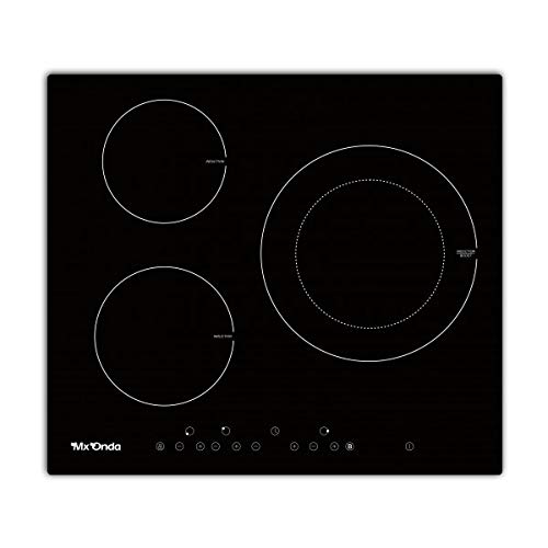 MX ONDA Placa de induccion 3 fuegos para encastrar PI2230 Placas de cocina electrica encimera