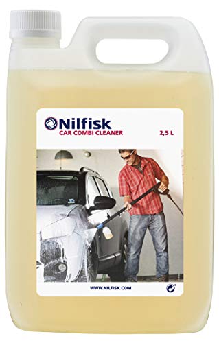Nilfisk 125300390 Detergente Combi para Coches, Limpiador Universal para hidrolimpiadoras, 0 V, Blanco, 2,5 L