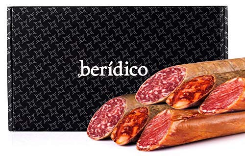 Surtido de Ibéricos. Lomo de Bellota 100% Ibérico + Chorizo Ibérico Extra + Salchichón Ibérico Extra. Extremadura. BERÍDICO