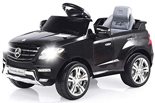 Ultimar Mercedes ML350 - Coche eléctrico para niños, 6 V, Mando a Distancia, Electric Ride on Car Kids (Negro)