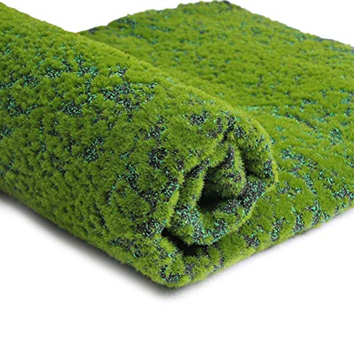 VORCOOL - Césped artificial, alfombra de hierba artificial de decoración miniatura, para jardín, casa de muñecas, terraza, ornamento, color verde