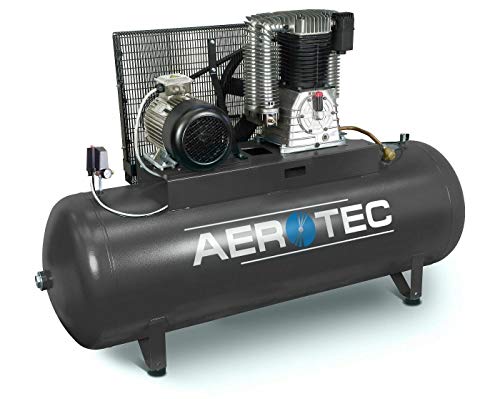 Aerotec - Compresor de aire comprimido (10 CV, 7,5 kW, 15 bar, 500 l, 400 V, compresor de pistón lubricado al aceite)