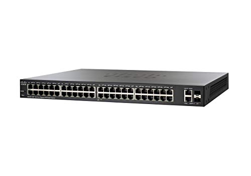 Cisco Small Business SG220-50P Gestionado L2 Gigabit Ethernet (10/100/1000) Negro Energía sobre Ethernet (PoE) - Switch de red (Gestionado, L2, Gigabit Ethernet (10/100/1000), Energía sobre Ethernet (PoE))