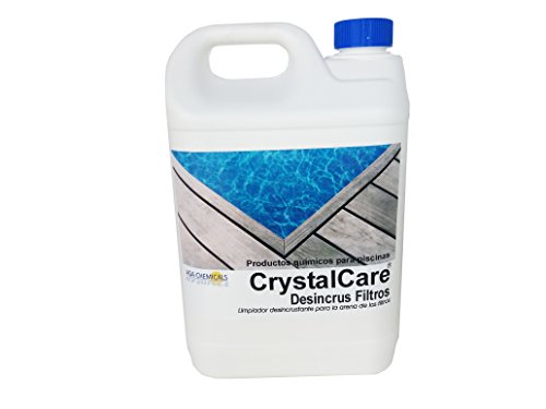 CrystalCare Desincrustante filtros Eliminar depósitos calcáreos y Suciedad. Botella 5 LTS