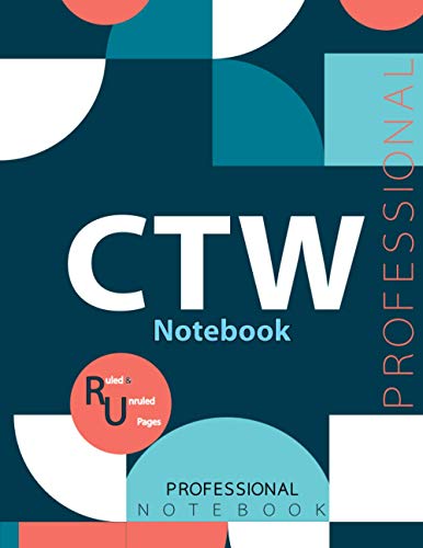 CTW Notebook, Examination Preparation Notebook, Study writing notebook, Office writing notebook, 140 pages, 8.5” x 11”, Glossy cover